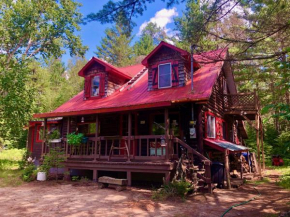 Chalet en bois rond Mauricie